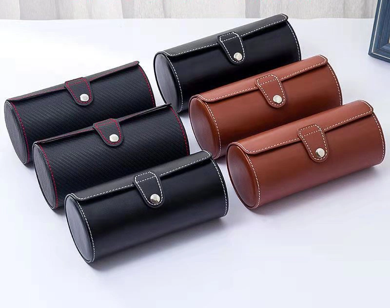 Ea245 Pouch Storage Box Customizable Organizer Roll Luxury Jewelry Waterproof Carry Leather Display Custom Logo Apple Travel Watch Case