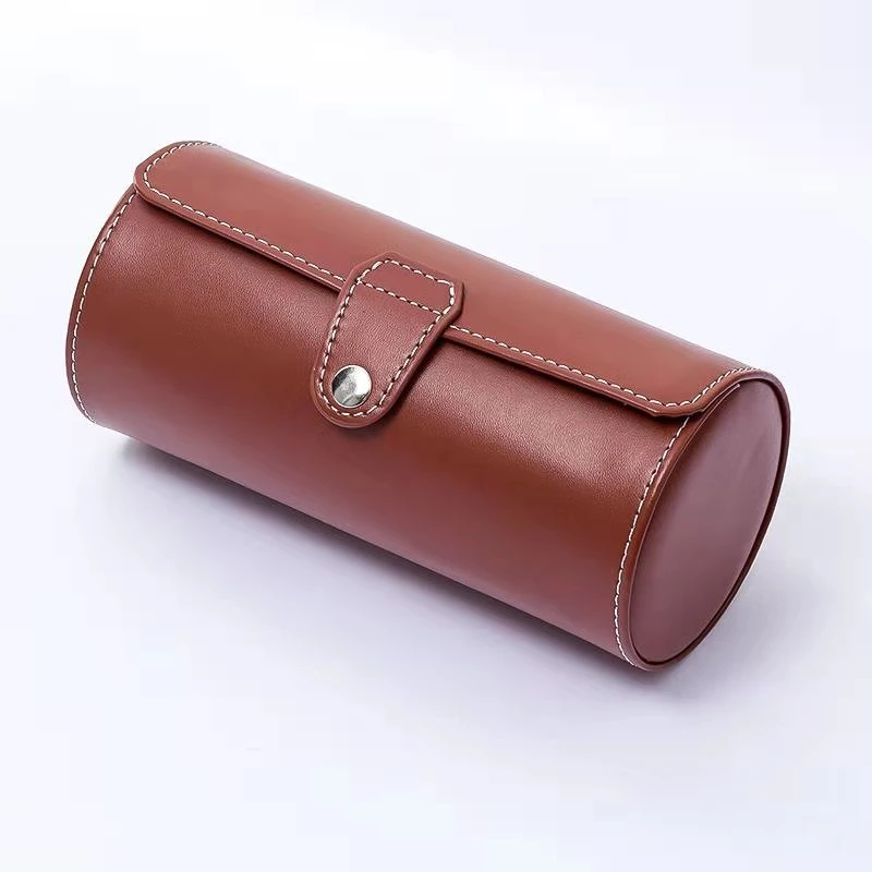 Ea245 Pouch Storage Box Customizable Organizer Roll Luxury Jewelry Waterproof Carry Leather Display Custom Logo Apple Travel Watch Case