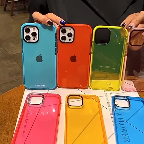 Novo atacado de luxo caso de telefone para impressão mais recente tpu colorido caso de telefone móvel para iphone 11 12 13/13 pro max