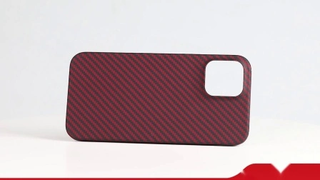 Nova capa de telefone de fibra de carbono para iPhone 13 PRO Anti Queda Capas de telefone de fibra de aramida preta